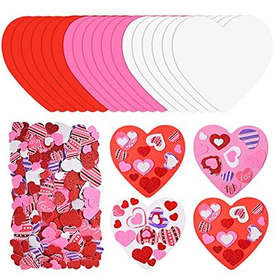 38 Pieces Heart Stickers Garage Door Heart Stickers Valentine's Candy Heart  Colorful Self Adhesive Heart Label Decals for Valentine's Day Garage Car  Envelope Seal, 6 Colors - Yahoo Shopping