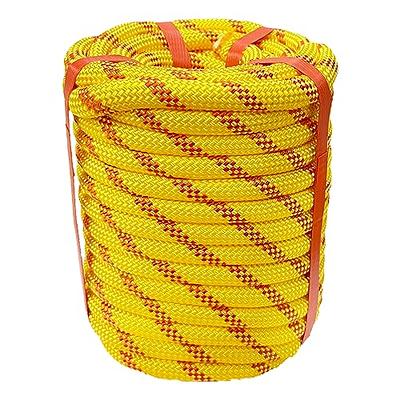 1/2 Inch x 100 Feet Natural Twisted Cotton Rope Strong Thick Soft Rope for  Sports, Decor Crafts, Macrame,Camping, Wedding Ropes