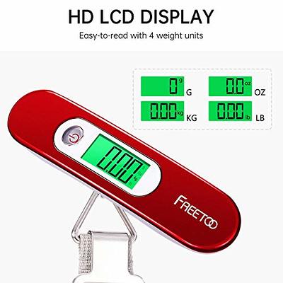 FREETOO Luggage Scale Portable Digital Hanging Scale for Travel