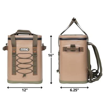 RTIC Soft Pack Insulated Cooler Bag - 30 Cans - Tan