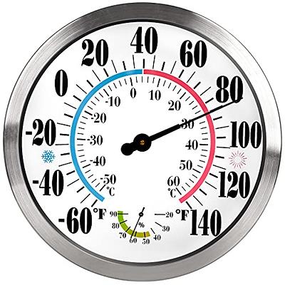 TERMOFLY 10.5 inch New Premium Indoor/Outdoor Thermometer