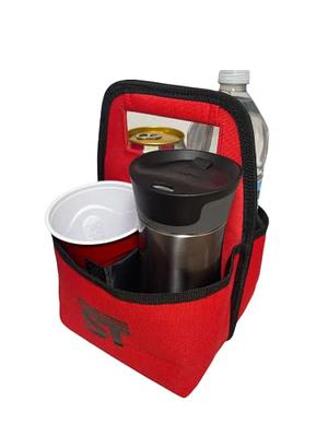  Cup Drink Carrier with Handle, Reusable Coffee Cup Holder for  Hot or Cold Drinks, On-The-go Water Bottle Cup Caddy with Adjustable  Dividers : Home & Kitchen