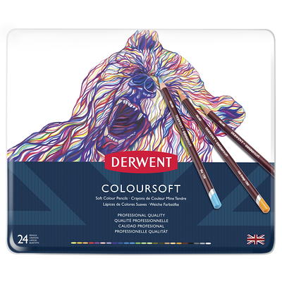 Derwent Watercolor Pencil Set With Tin Assorted Colors Set Of 12 Pencils -  Office Depot