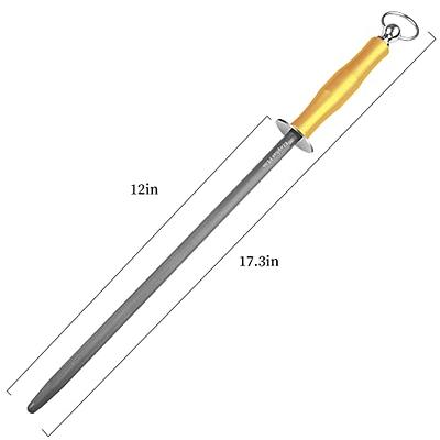 12inch Stainless steel Sharpening Rod Kitchen Knife Sharpener