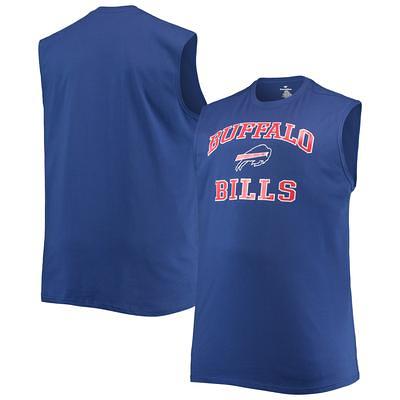 Men's Nike Red Buffalo Bills Sideline Velocity Athletic Stack Performance T- Shirt