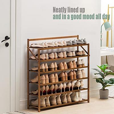 Bumusty Expandable 2 Tier Shoe Organizer Rack, Shoe Rack for Closet Dorm,  Closet Shoe Rack Storage, Small Shoe Rack for Entryway Small Space Floor  Door, Black - Yahoo Shopping