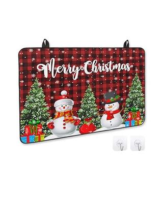  Snowman Stove Top Covers for Electric Stove, Heat Insulation  Fireproof Glass Cooktop Cover Counter Top Glass Stove Cover for Prevent  Scratches Bird Christmas Red Buffalo Plaid Let-it-Snow 36''x21'' :  Electrodomésticos