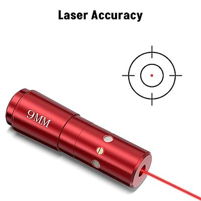 MidTen Green Laser bore Sight 9mm Green Laser Boresighter with 4 Sets