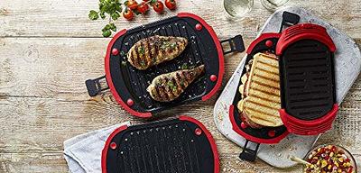 Elite Gourmet EQD-118 Non-Stick Electric, Mexican Taco Tuesday Quesadilla  Maker, Easy-Slice 6-Wedge, Grilled Cheese (Red)