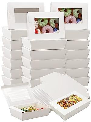 NANAICHE 50 Pack Disposable Take Out Boxes Food Containers