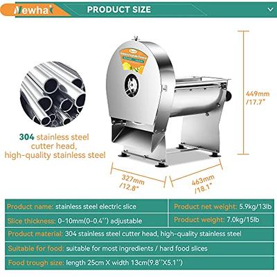 Commercial Food Chopper, Fruit Slicer, Electric Food Slicing Machine