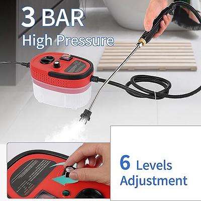 Dyna-Living Handheld Steam Cleaner 2500W Steam Cleaner for Cleaning  Portable High Pressure Car Steamer 1.4L Large Water Tank Electric Steamer  Cleaner