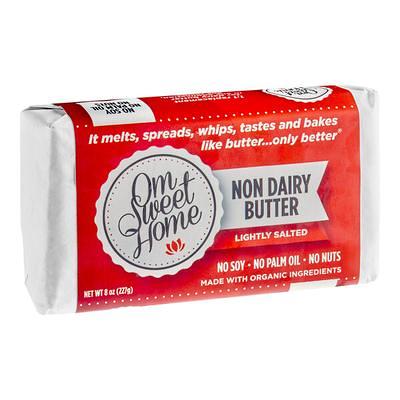 Om Sweet Home Plant-Based Vegan Lightly Salted Butter Sticks 8 oz