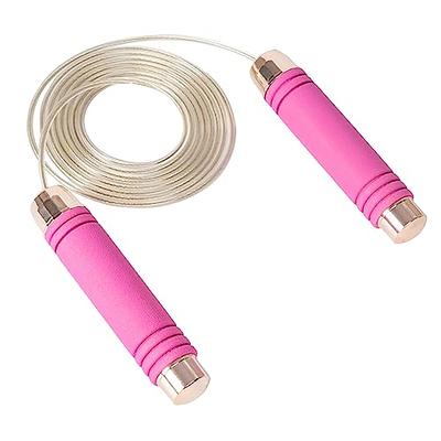 VOXLOVA Weighted Jump Rope for Men Women - 1LB Heavy Jump Rope for Adult  Fitness Workouts, Non-Slip Aluminum Handles, Ball Beari