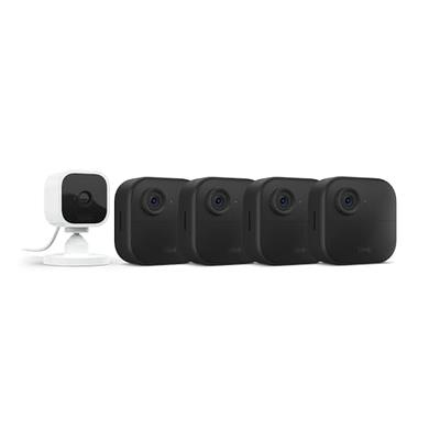 Blink Mini , Compact indoor plug-in smart security camera, 1080p HD  video, motion detection, Works with Alexa , 1 Camera