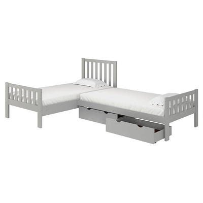 Twin to King Melody Day Kids' Bed with Storage Chestnut - Bolton Furniture