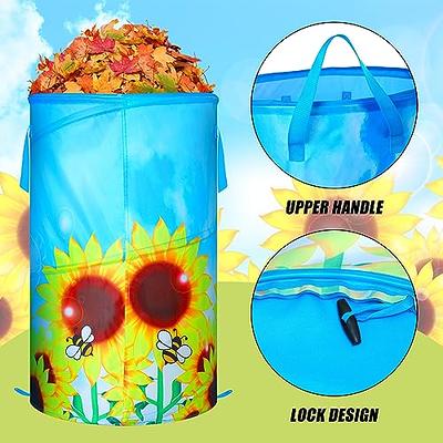 Reusable Outdoor Garbage Can. Garden Yard Foldable Garbage Can