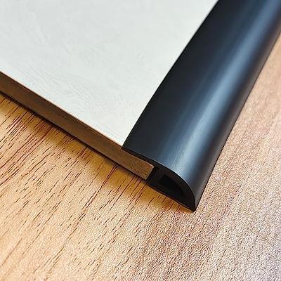 10FT Self Adhesive Vinyl Floor Transition Strip - Linoleum Peel and Stick  Laminate Flooring Edge Trim for Joining Floor Carpet Tiles in Bathroom