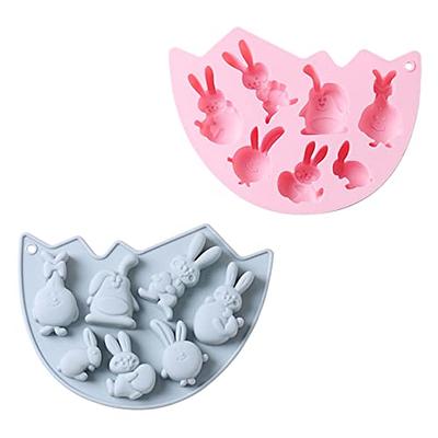 OMDBAGD Birthday Cake Molds for Baking Silicone Cake Pans Reusable