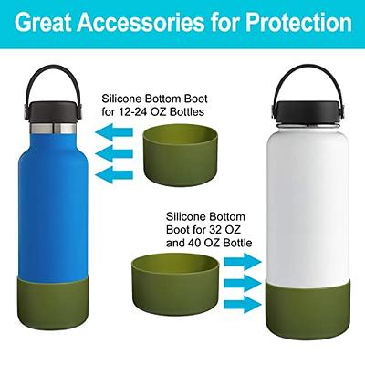 HYDRO FLASK Silicon Flex Boot for 32-40 oz. Wide & Standard Mouth Water  Bottles