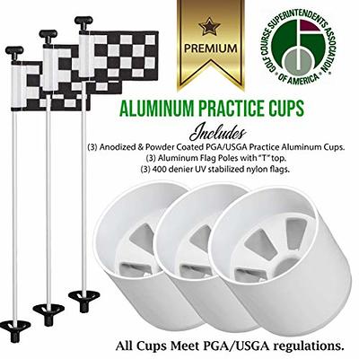 Golf City Products ABS Plastic Golf Cup Cover - Golf Hole Cover Fits Any  Standard PGA or USGA Putting Green Golf Hole Cup. Great Addition to Your