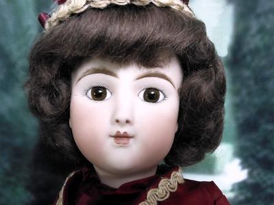 Jumeau Antique Doll Reproduction Bisque Doll