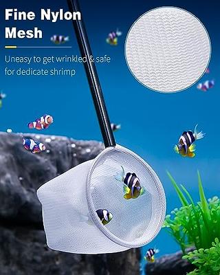 Fishing Net Long Handle Square Shape Aquarium Shrimp Capture Fish Catching  Nylon Landing Net