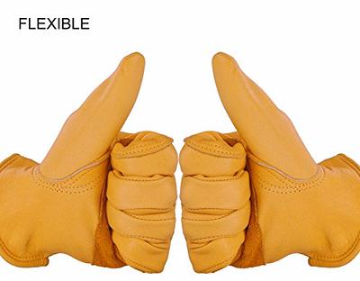 FREETOO Mechanic Work Gloves, [Full Palm Protection] [Excellent Grip] Working  Gloves with Padded Leather for Men Women, Knuckle Impact Absorption  Breathable Touchscreen Construction Gloves-2 Pair - Yahoo Shopping