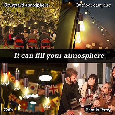 PINSAI 2 Pack Rechargeable Warm Tent Hanging Light Bulb,Portable Outdoor  Vintage LED Camping Light,Pendant Hurricane Emergency Lighting Lantern for  Hiking Backpacking Fishing Outage Power Failure - Yahoo Shopping