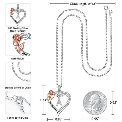 Iefil Womens Gifts for Christmas Wife Girlfriend, Rose Heart Initial R  Necklace Jewelry Mothers Day Valentines Day Gifts for Women Girls Wife  Girlfriend Mom Her I Love You Gifts - Yahoo Shopping