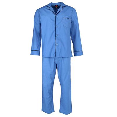 Kingsize Men's Big & Tall Jersey Knit Plaid Pajama Set - Big - 6xl, Navy Plaid  Blue : Target