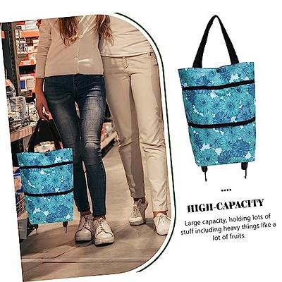 Foldable Trolley Shopping Bag, Foldable Grocery Bag