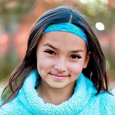 Frog Sac 6 Pcs Tie-Dye Color Headbands for Girls - Adjustable Hair  Accessories for Teens and Kids 