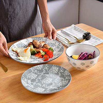  MALACASA 24-Piece Gourmet Porcelain Dinnerware Sets