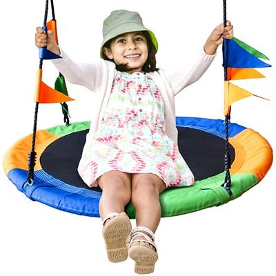 Smartsome Web Tree Swing Set - 40 Inch - Tire Swing - Hours Of