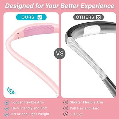 Vekkia The Newest Rechargeable LED Neck Reading Light, Book Light for  Reading in Bed, 3 Colors & 5 Brightness Adjustable, Long Lasting. Perfect  for