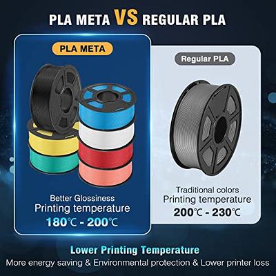 SUNLU PLA Meta 1KG 3D Printer Filament PLA Meta 1.75mm +/-0.02mm Warm  Colors