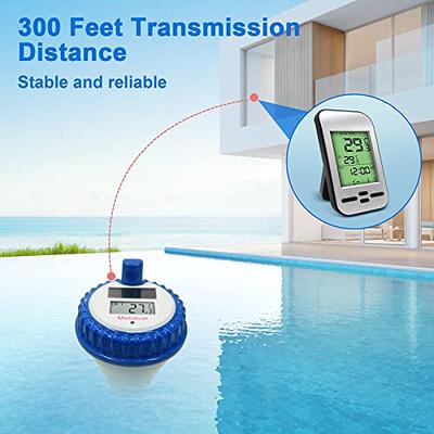 Professional Swimming Pool Thermometer Wireless Digital Floating Thermometer  Pool Water Thermometer (without Battery) 