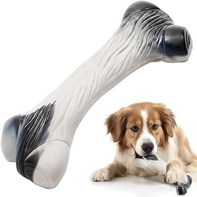 Interactive Treat Dispensing Puppy Toys - Dog Bones for Aggressive