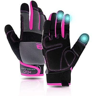 AIGEVTURE Work Gloves Women,Utility Gardening Gloves Touch Screen,Thin  Mechanic Working Gloves Pink,Comfortable,Flexible,Fit - Yahoo Shopping