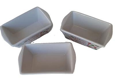 Greenbrier Christmas Holiday Ceramic Mini Loaf Pans, Nonstick Bread Pans  Cakes Kitchen Decor Set of 3 for Homemade Gifts - Yahoo Shopping