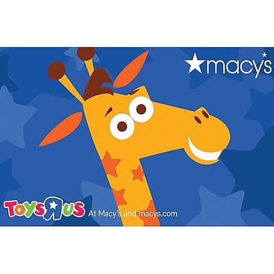 Macy S Toys R Us 50 00 Gift Card