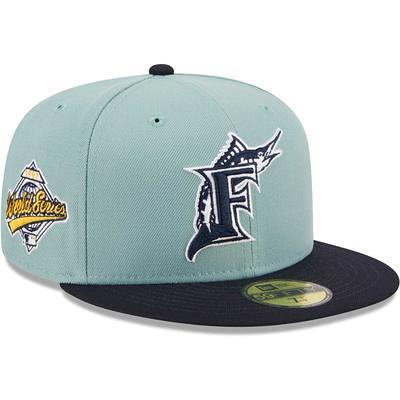 47 Teal Florida Marlins Cooperstown Collection Clean Up Adjustable Hat