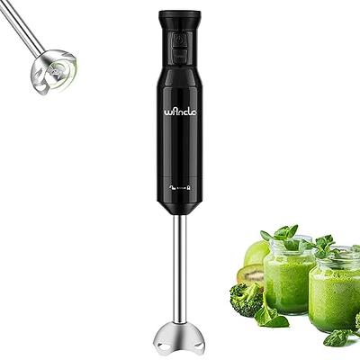 CHEFX 5-in-1 Immersion Blender - 9 Speed Ultra Powerful Stainless Steel  Hand Mixer for Kitchen - Electric Handheld Stick Frother -  Chop/Grind/Whisk/Froth/Blend - Turbo Mode - Food Grinder + Container -  Yahoo Shopping