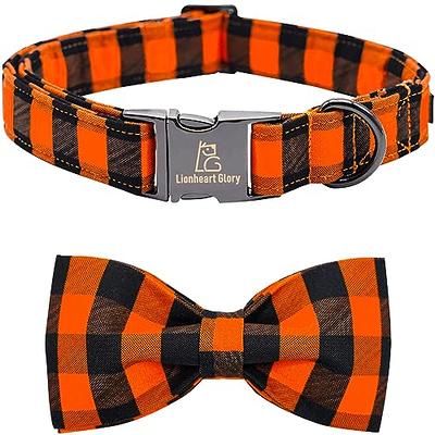 Lionheart glory Dog Collar Fall Dog Collars with Bow Tie Halloween Dog  Collar Bow Female Male Pet Collar Dogs Collar Bows Duty Adjustable Dog Bow  Collars for Large Dogs - Yahoo Shopping