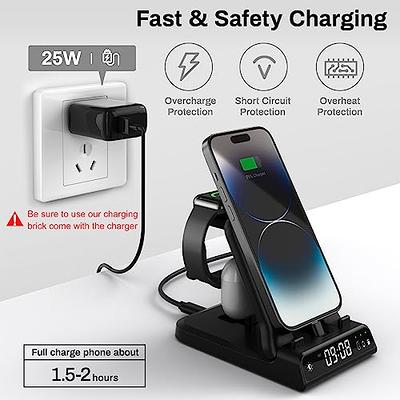 SwanScout Fast Charging Station for Apple Devices, 25W 3 in 1