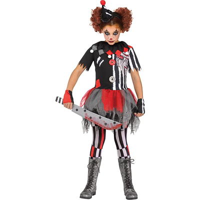 Fun World Scare Squad Girl's Halloween Fancy-Dress Costume for