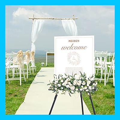 Black Easel for Wedding Signs, Elegant Floor Easel Stand for