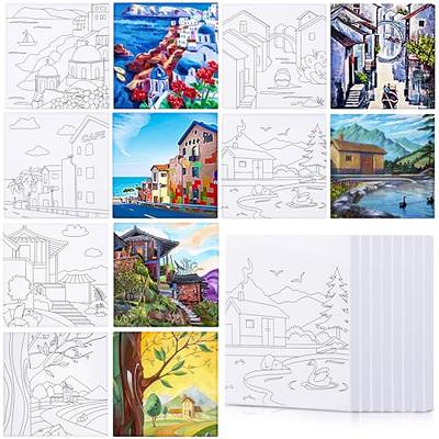 Kose Paint by Numbers for Adults Beginner and Kids,Easy Paint by Number,  Rolled Wrinkle Free Canvas, DIY Oil Painting Kit- Seaside City 16''x20''  (Without Frame) - Yahoo Shopping