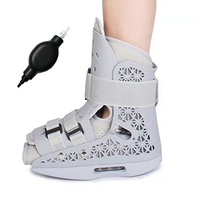 ExoArmor Superlight Walking Boot for Sprained Ankle, Foot Brace for Injured  Foot, Stress Fracture, Broken Foot or Plantar Fasciitis. Air Liner. Short  (Medium) Medium (Pack of 1)